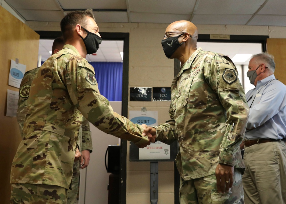 Air Force Senior Leaders Visit Liberty Village at JBMDL