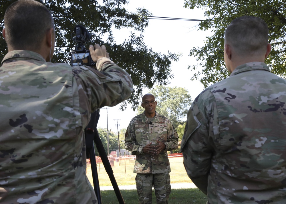 Air Force Senior Leaders Visit Liberty Village at JBMDL