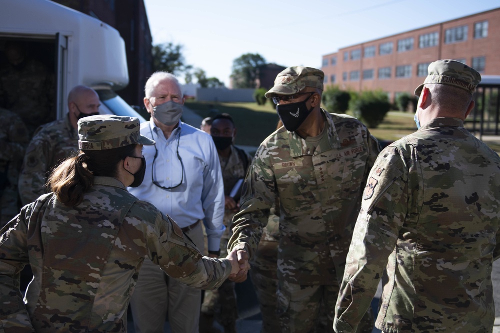 Air Force senior leaders visit Task Force Liberty