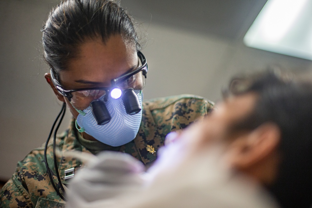 Afghans Receive Dental Care at TF Quantico