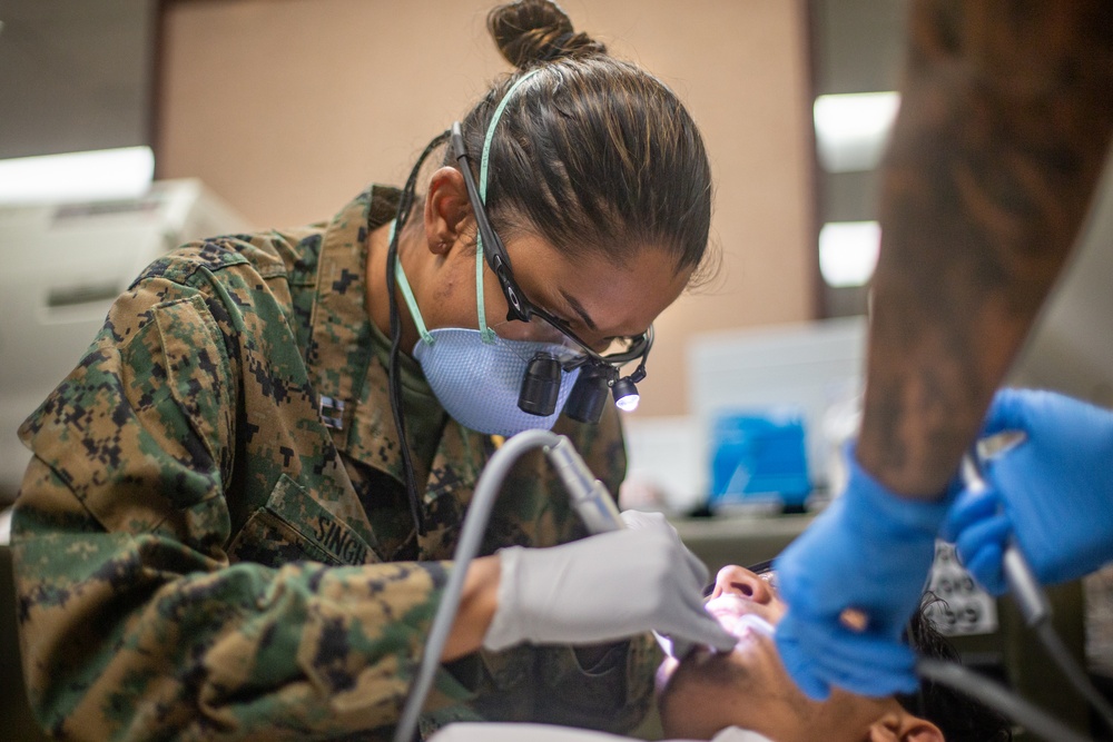 Afghans Receive Dental Care at TF Quantico