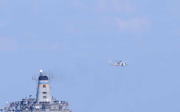 USNS Rappahannock (T-AO 204) Conducts a Replenishment-At-Sea