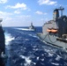 USS Lake Champlain (CG57) Conducts a Replenishment-At-Sea