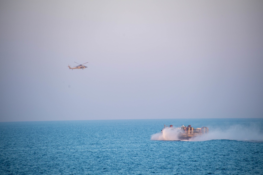 USS Portland LCAC Operations