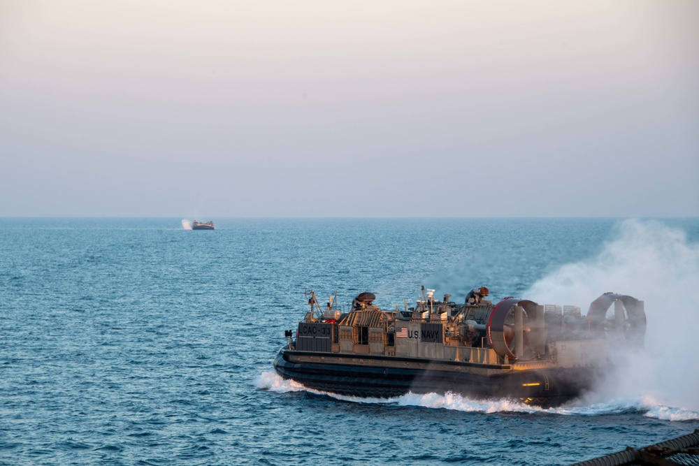 USS Portland LCAC Operations