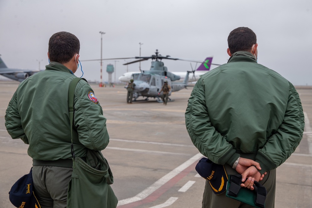 UNITAS 2021: Marines Give Peruvian Servicemembers A Ride