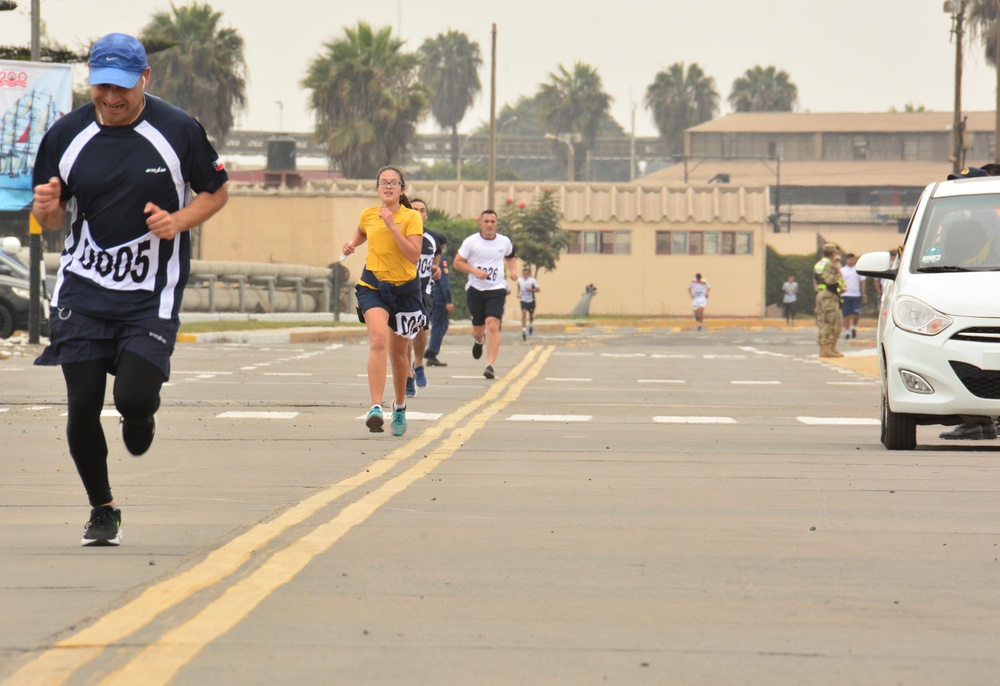 LT. j.g. Alpha Mae A. Arines Competes in 5k Race