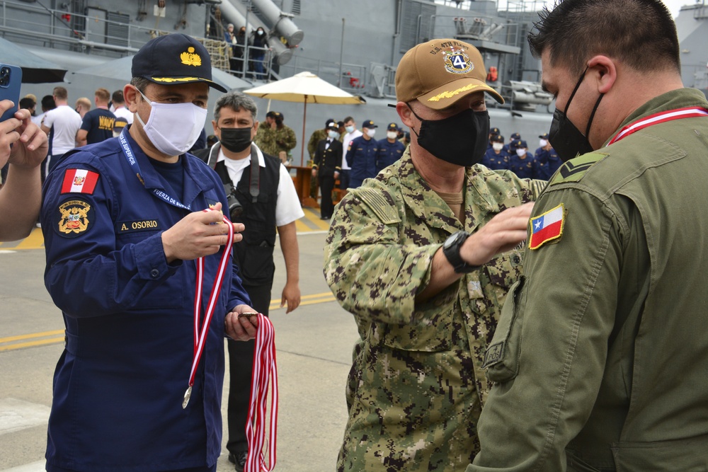 Capt. Michael Weaver Awards 2nd Place Medal