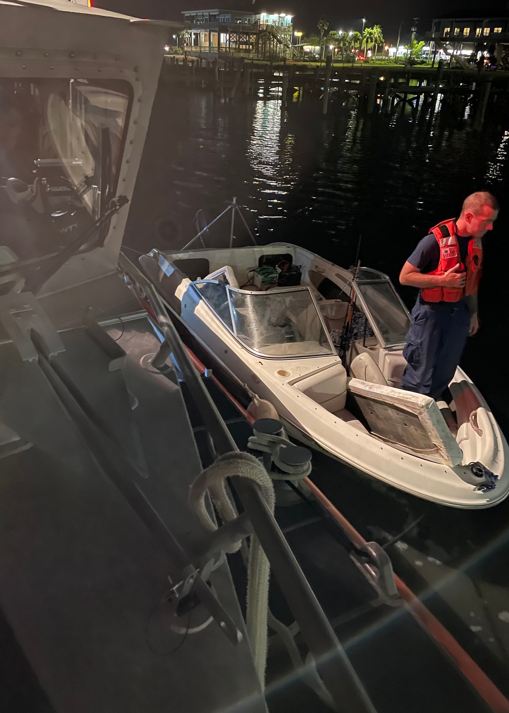 Coast Guard rescues 2 from vessel taking on water near Gulfport, Miss.