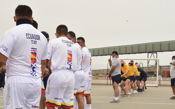 Patrol Squadron (VP) 9 Competes in a Tug-of-War Competition