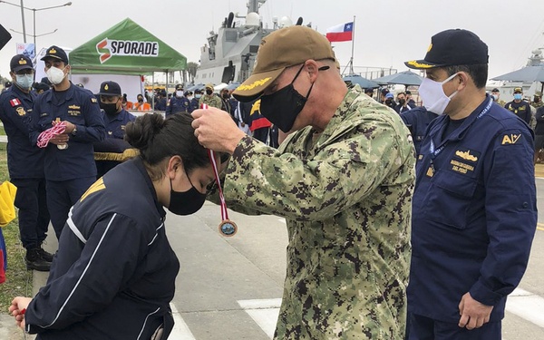 Capt. Michael Weaver Awards 3rd Place Medal