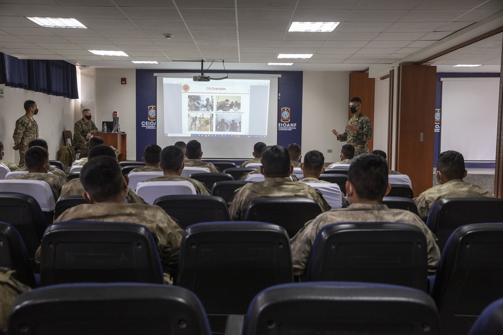 DVIDS - Images - UNITAS 2021: USMC Civil Affairs team brief Peruvian ...