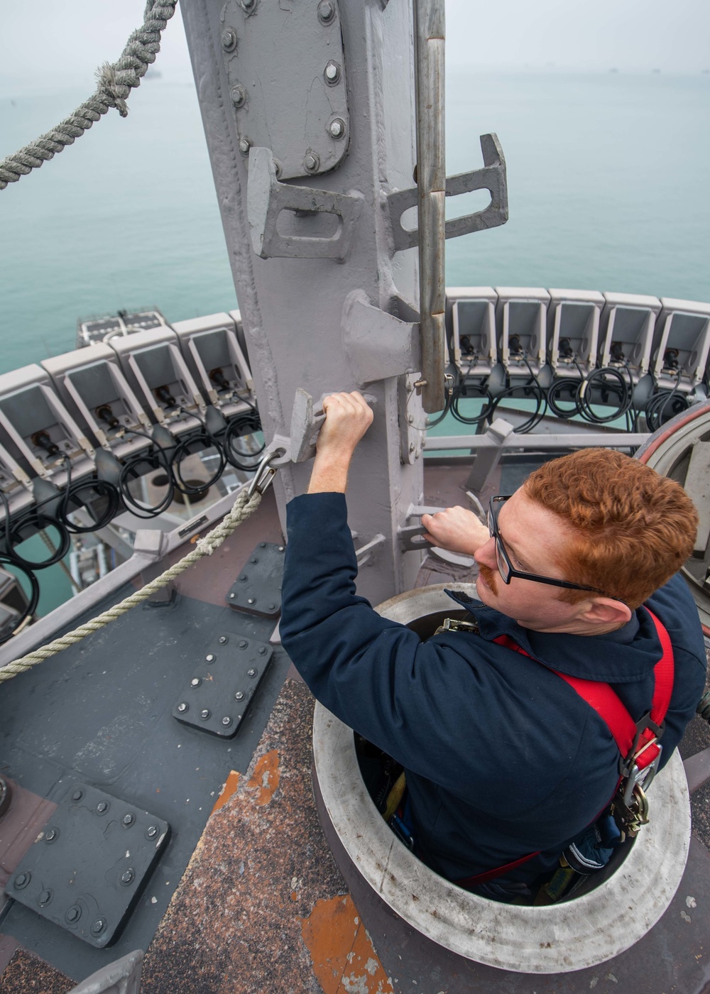 USS Mustin Conducts Routine Operations
