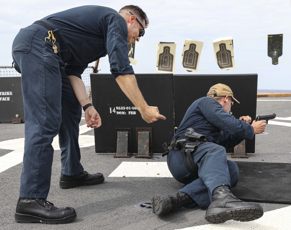 USS Benfold Conducts Live-Fire Gunnery Exercise