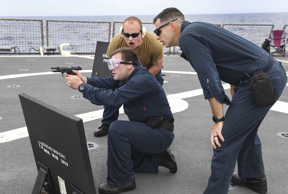 USS Benfold Conducts Live-Fire Gunnery Exercise
