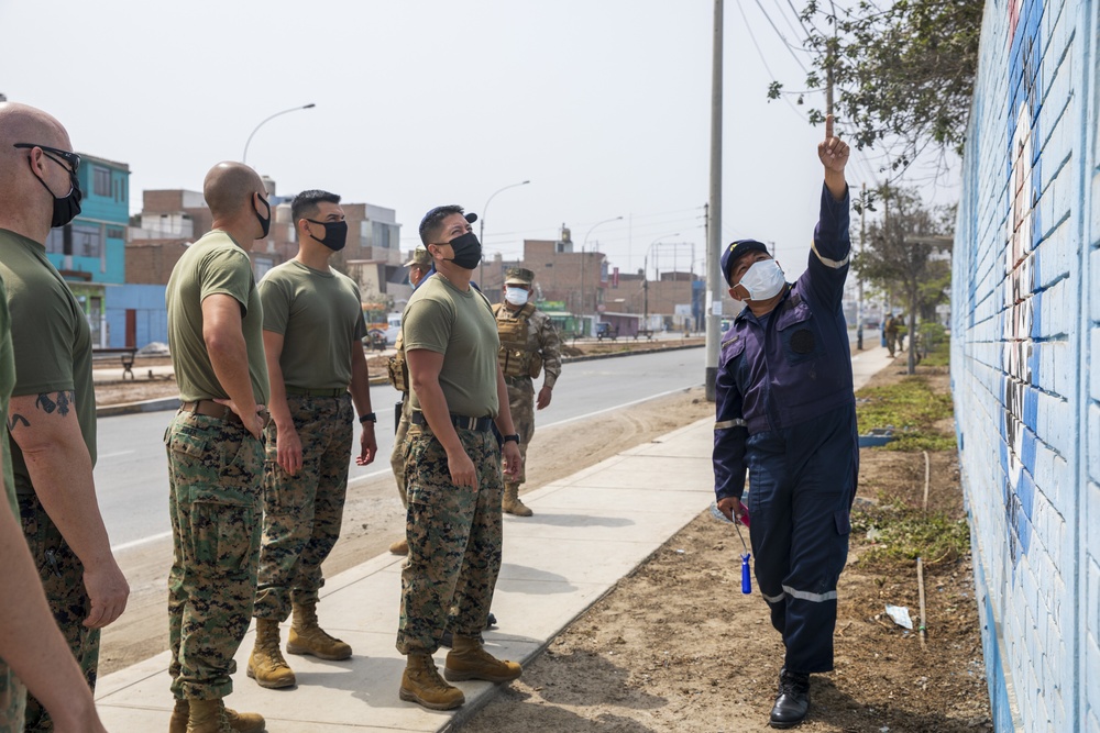 UNITAS 2021: U.S. Marines paint with partner nations