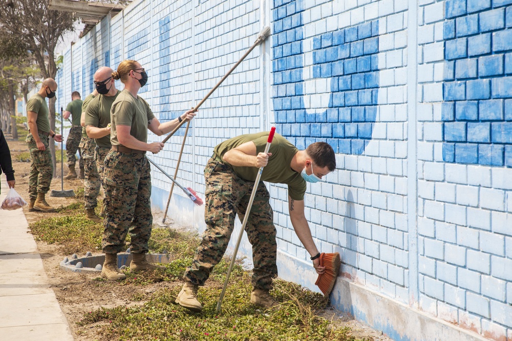 UNITAS 2021: U.S. Marines paint with partner nations