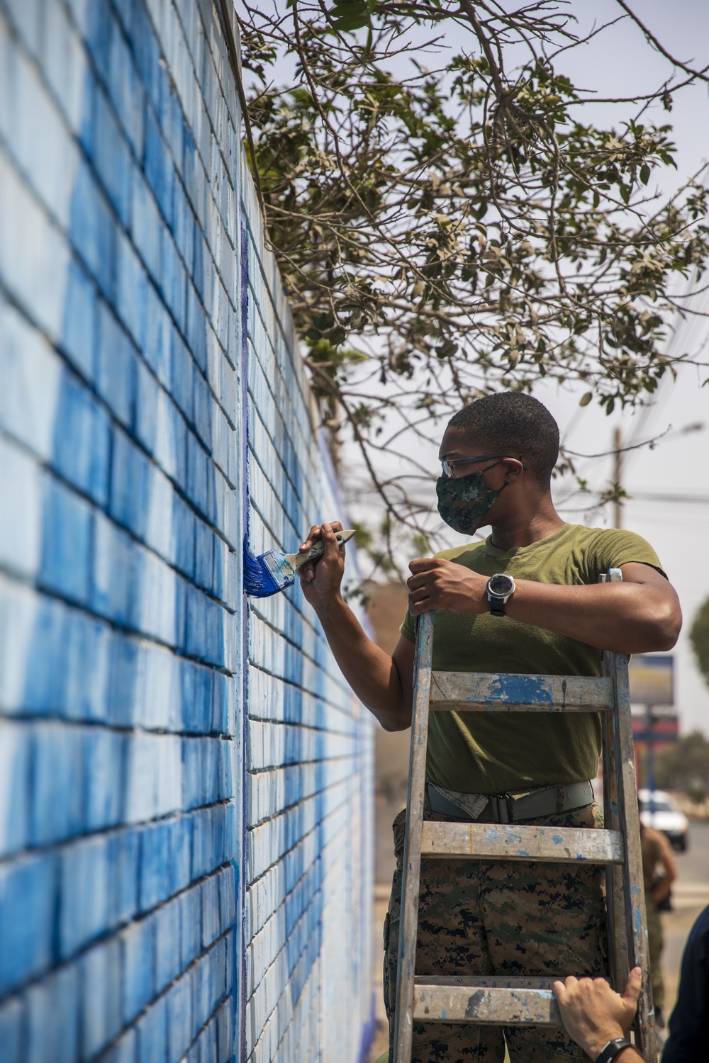 UNITAS 2021: U.S. Marines paint with partner nations