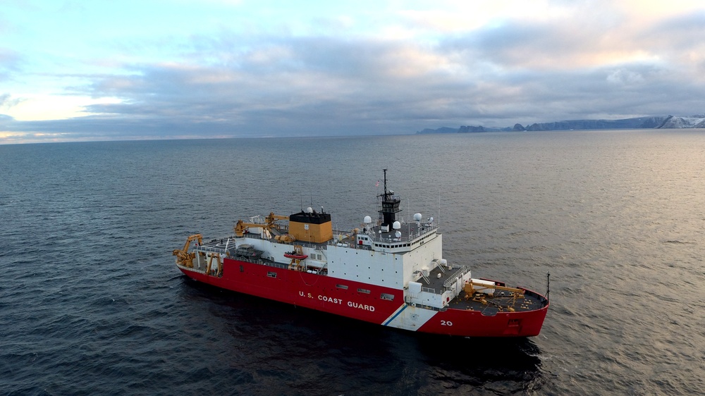Coast Guard Cutter Healy crewmembers support oceanographic scientific research missions near Baffin Island, Canada