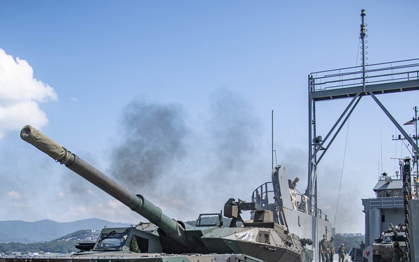 836th Transportation Battalion Transports JGSDF Maneuver Combat Vehicles to Fleet Activities Sasebo