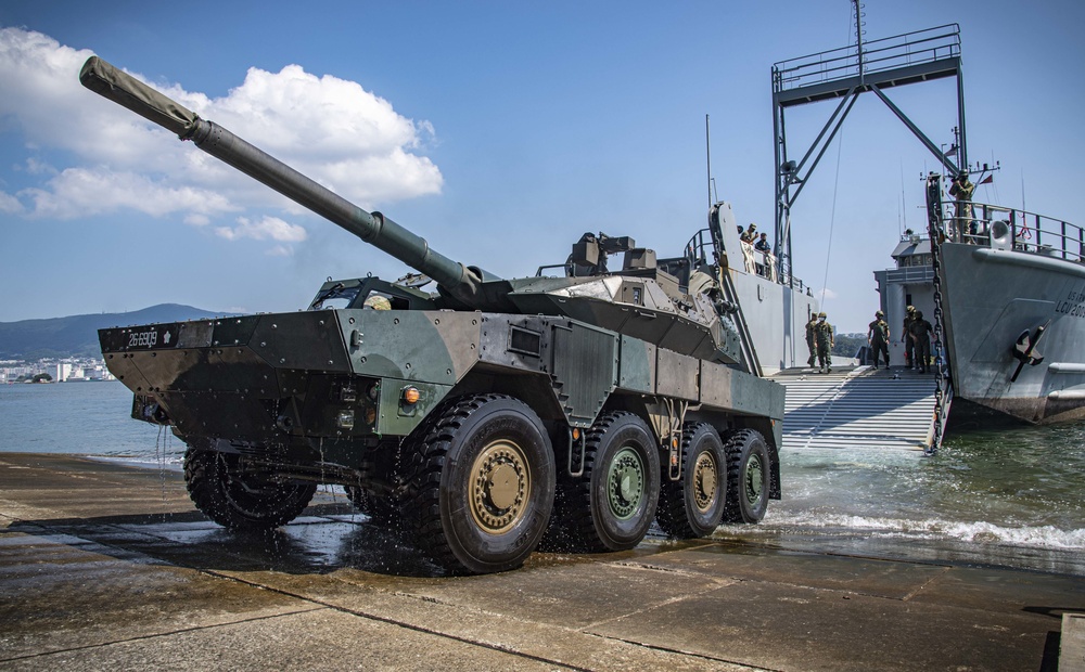 836th Transportation Battalion Transports JGSDF Maneuver Combat Vehicles to Fleet Activities Sasebo