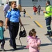 Afghan Travelers prepare to board a flight bound for the United States