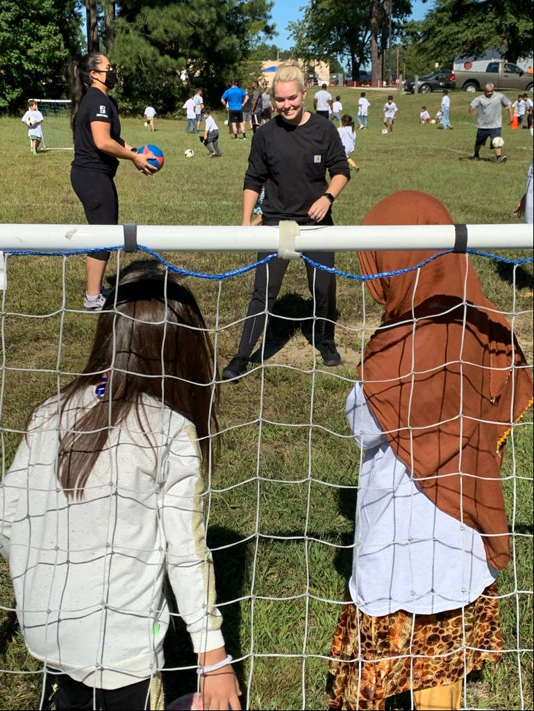 Soldiers, Kickers team up for soccer jamboree