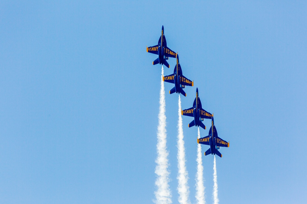 Blue Angels perform at 2021 Cherry Point Air Show