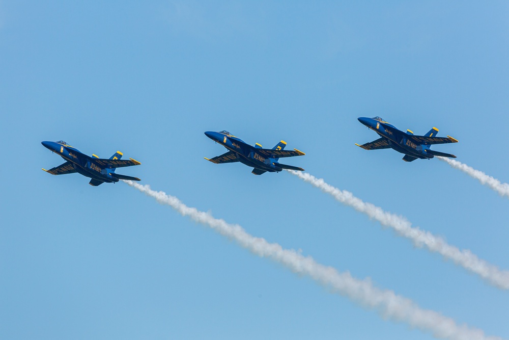 Blue Angels perform at 2021 Cherry Point Air Show