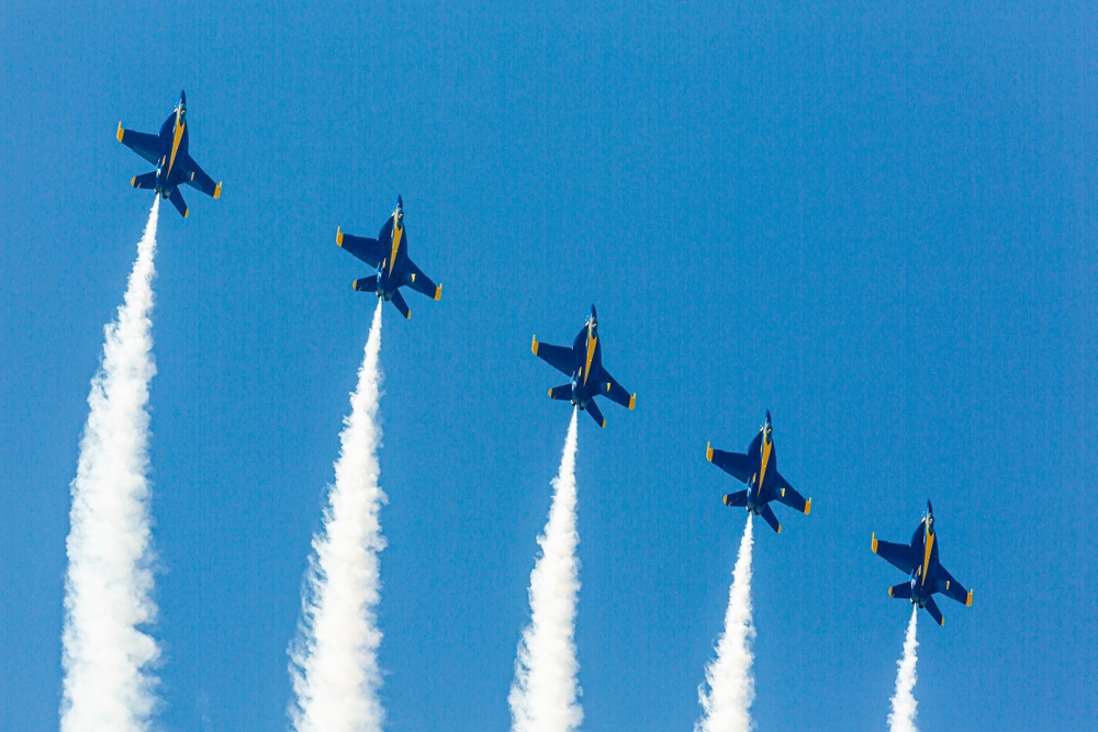 Blue Angels perform at 2021 Cherry Point Air Show