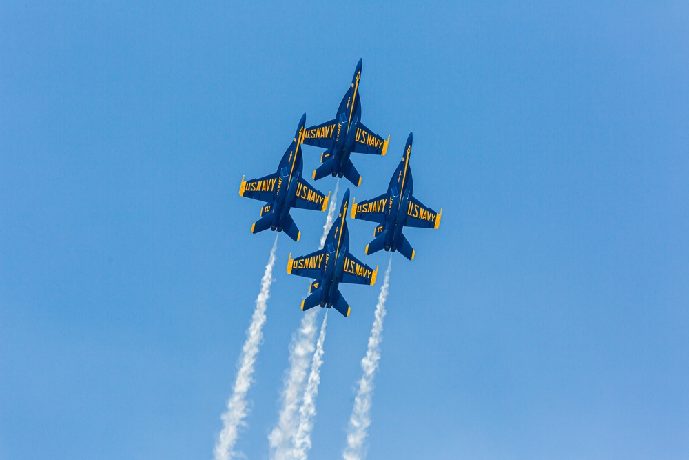 Blue Angels perform at 2021 Cherry Point Air Show