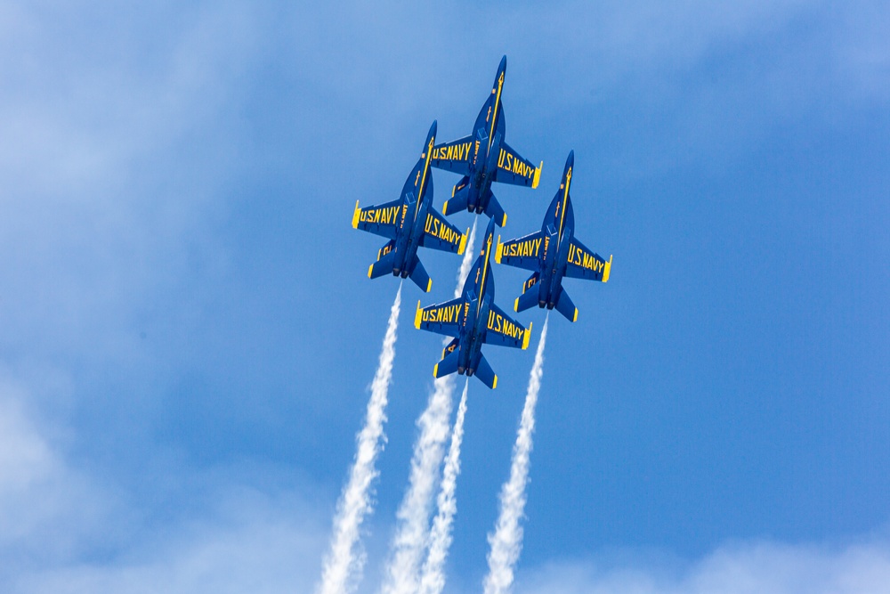 Blue Angels perform at 2021 Cherry Point Air Show