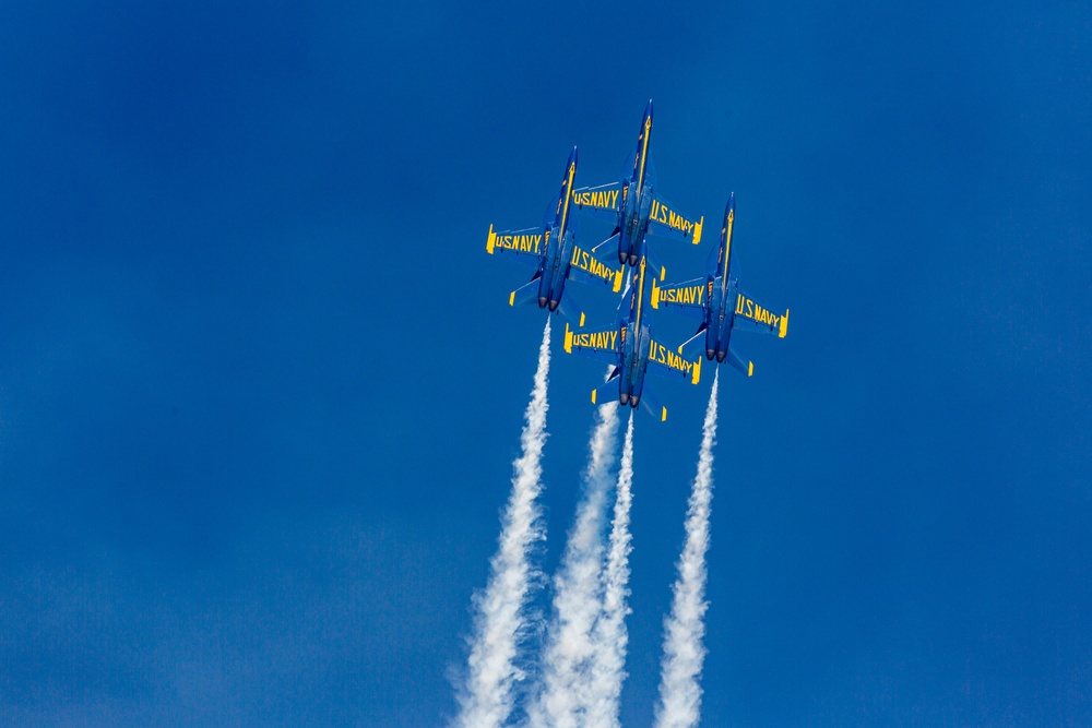 Blue Angels perform at 2021 Cherry Point Air Show