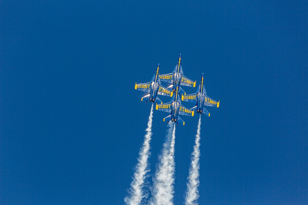 Blue Angels perform at 2021 Cherry Point Air Show