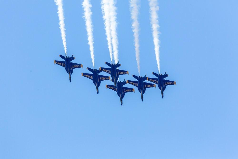 Blue Angels perform at 2021 Cherry Point Air Show