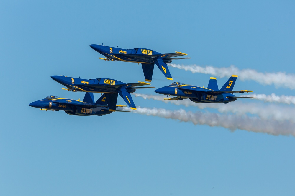 Blue Angels perform at 2021 Cherry Point Air Show