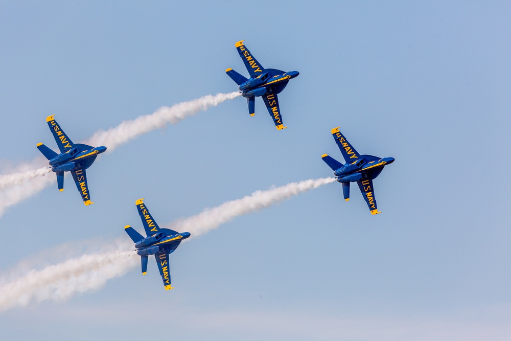 Blue Angels perform at 2021 Cherry Point Air Show