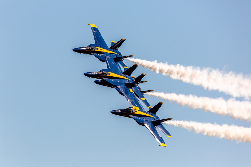 Blue Angels perform at 2021 Cherry Point Air Show