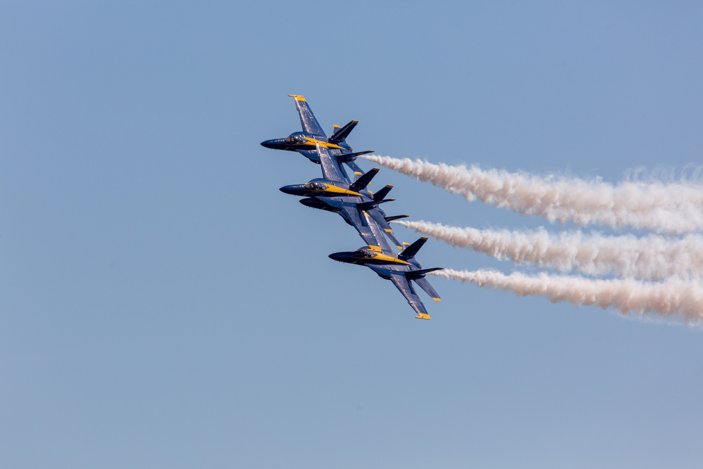 Blue Angels perform at 2021 Cherry Point Air Show