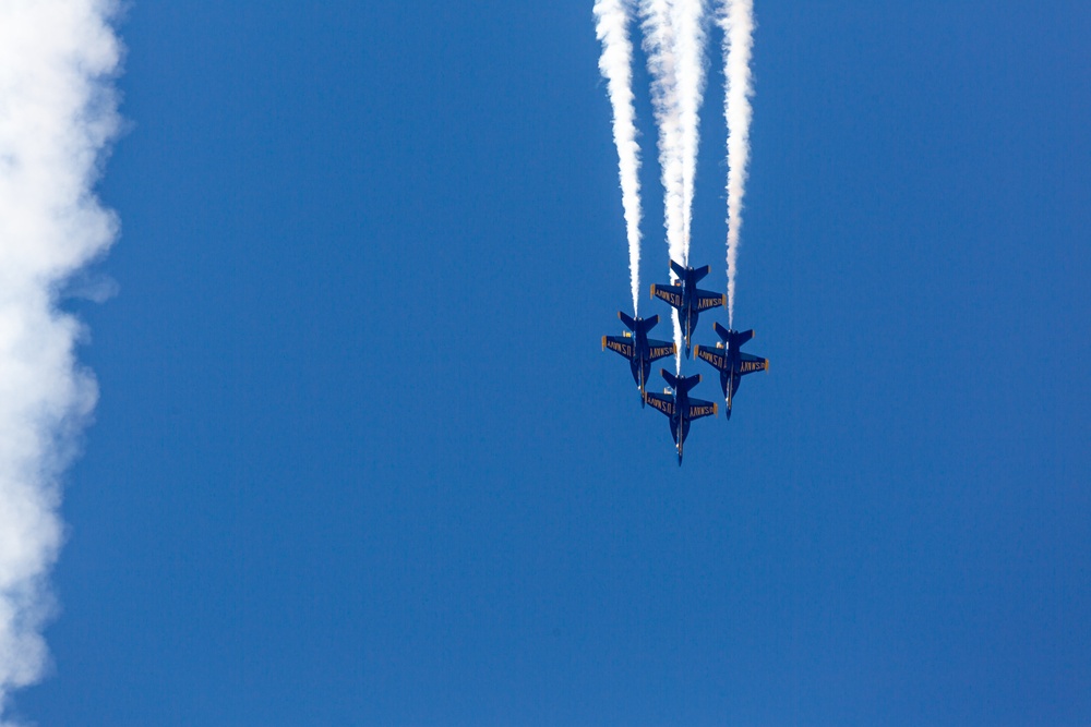 Blue Angels perform at 2021 Cherry Point Air Show