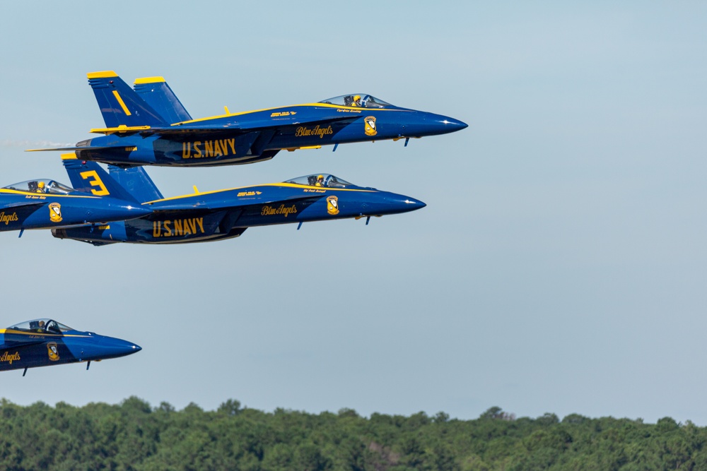 Blue Angels perform at 2021 Cherry Point Air Show