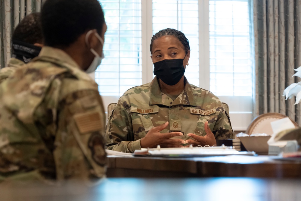 Dover Fisher House training with Airmen in the Force Support Contingency Training - Mortuary Course