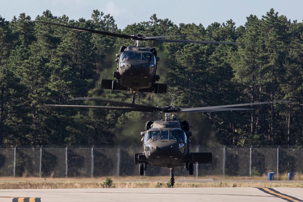 Albanian Armed Forces leadership tour Army Aviation Support Facility