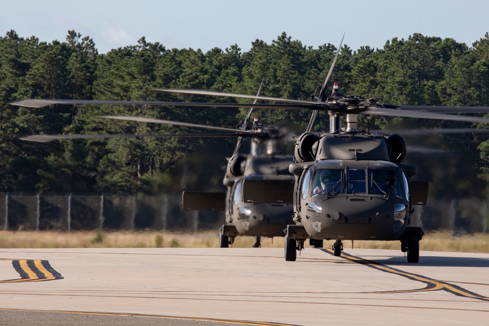 Albanian Armed Forces leadership tour Army Aviation Support Facility