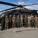 Albanian Armed Forces leadership tour Army Aviation Support Facility