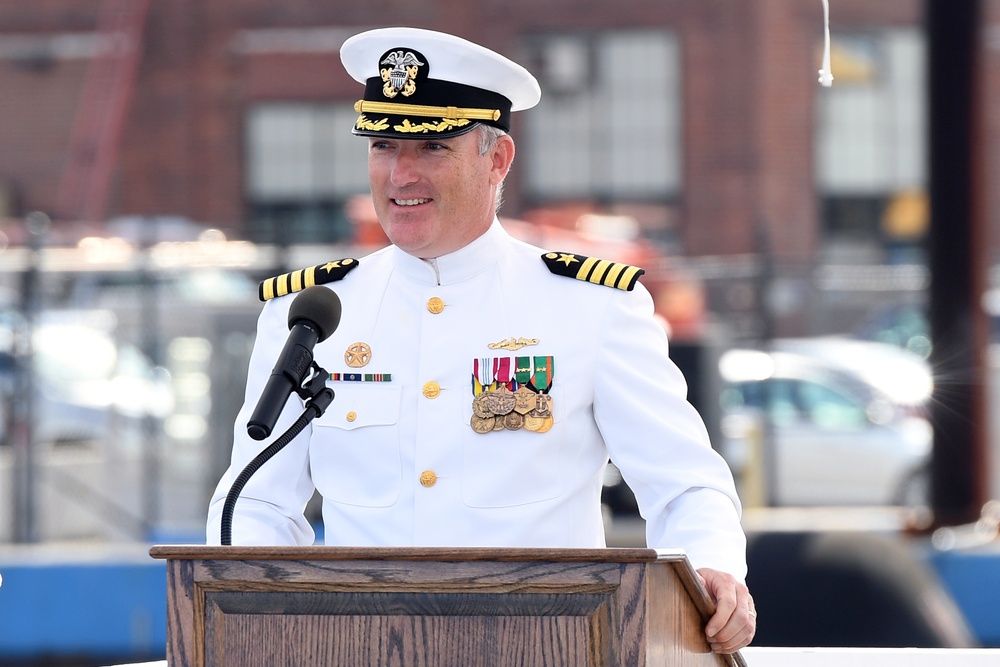 USS South Dakota (SSN 790) change-of-command ceremony