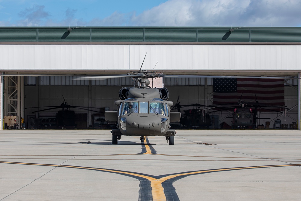 Albanian Armed Forces leadership tour Army Aviation Support Facility