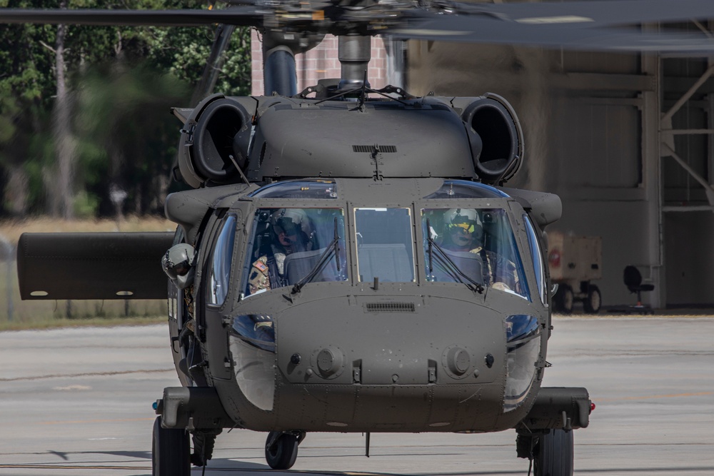 Albanian Armed Forces leadership tour Army Aviation Support Facility