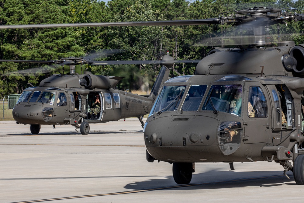 Albanian Armed Forces leadership tour Army Aviation Support Facility