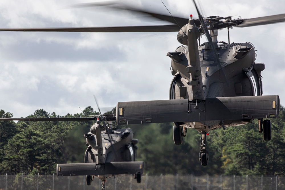 Albanian Armed Forces leadership tour Army Aviation Support Facility